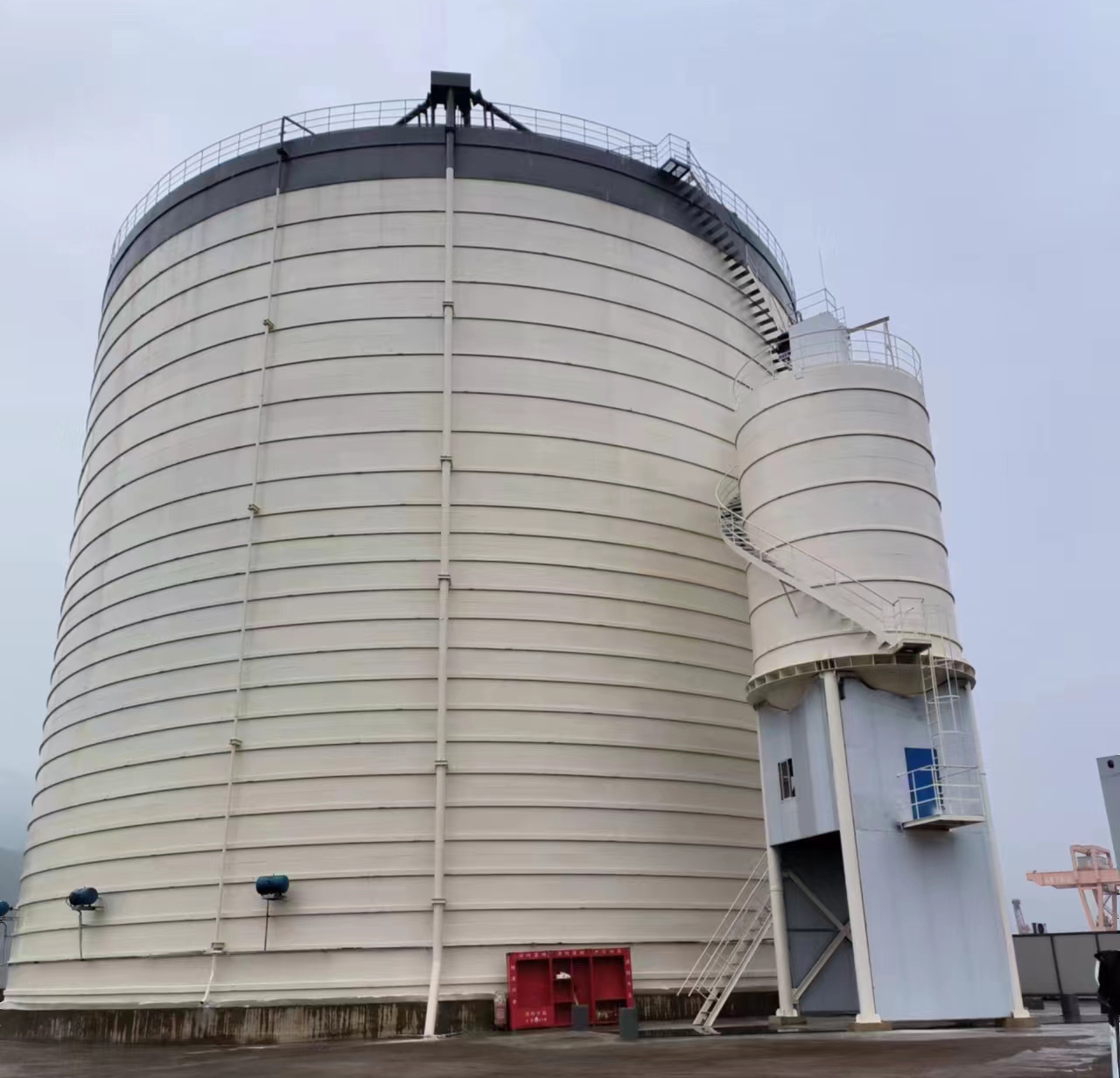 永清10万吨水泥钢板库